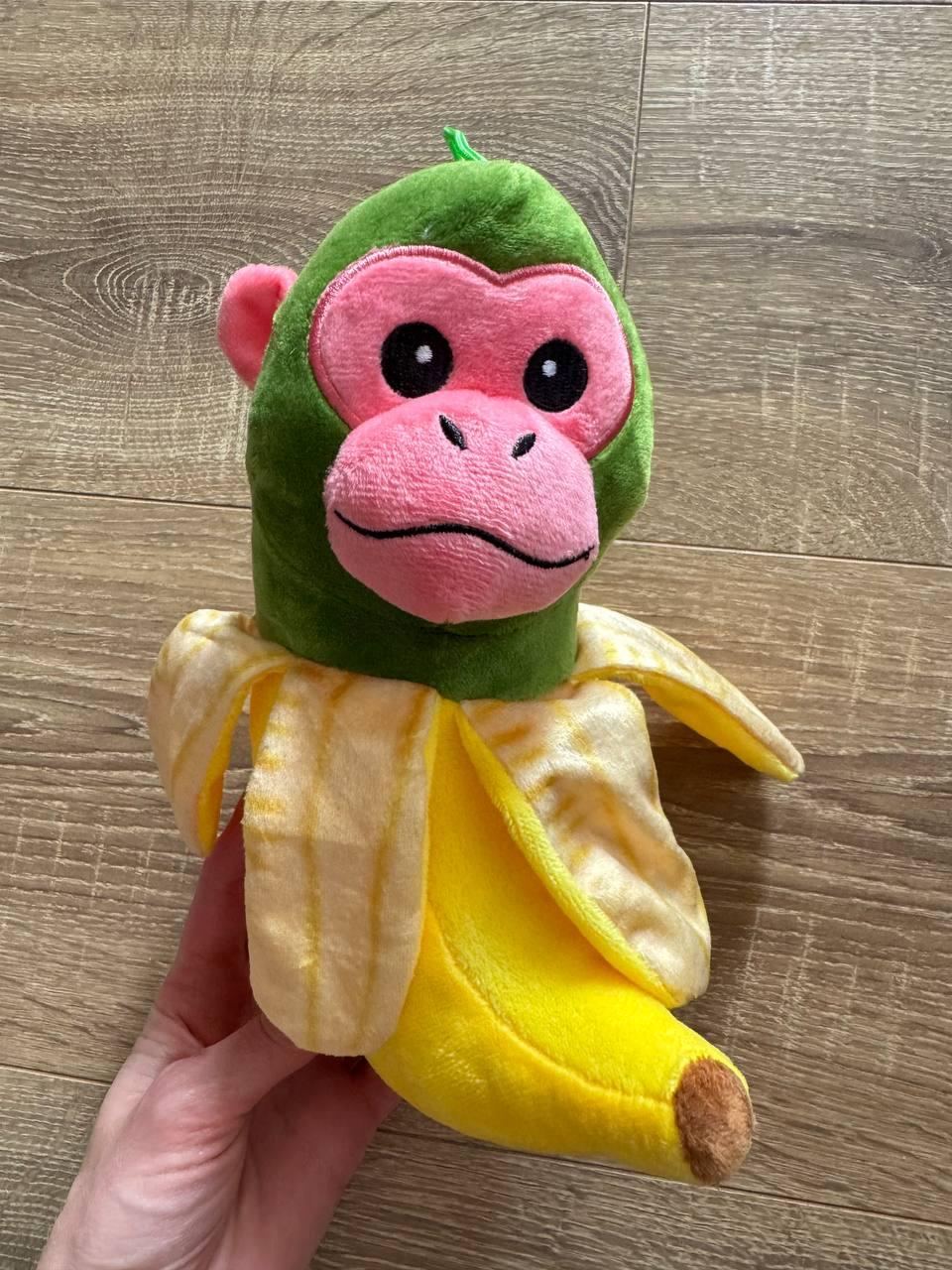 М'яка іграшка Шимпанзині Бананін Chimpanzini Bananini мем Brainrot (22 см) ktv0417, фото 1