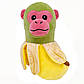 М'яка іграшка Шимпанзині Бананін Chimpanzini Bananini мем Brainrot (22 см) ktv0417, фото 2