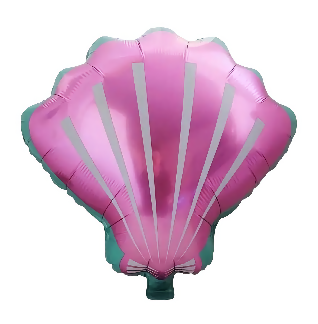 Фольгована куля Мушля рожева, 50 см