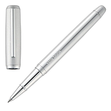 Ручка-ролер "Pace Chrome" із хромованої латуні з лаковим матовим покриттям від німецького бренду Hugo Boss