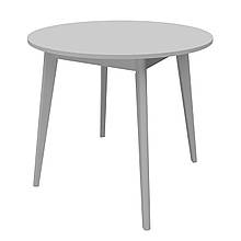 Стіл обідній круглий розкладний 775х746 мм у кухню, вітальню з дерева і МДФ Бон Неман