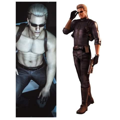 Дакімакура 150х50 см Альберт Вескер Albert Wesker Revelations 2 Render Umbrella Подушка з наволочкою обнімашка двухсторння, фото 1