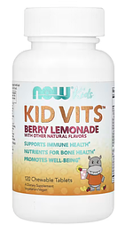 Вітаміни Kid Vits Berry Lemonade Now Foods 120 жувальних таблеток