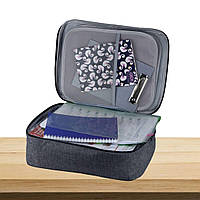 Органайзер для документів 35*26*12 см Сірий