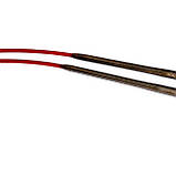 Спиці кругові Infinity Yarn 80 см металевий трос в силіконі фіксований № 7, фото 2