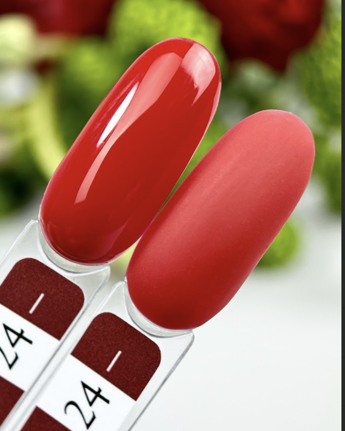 Гель-лак для манікюру Crooz Gel Polish №24 8мл червоний, фото 1