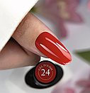 Гель-лак для манікюру Crooz Gel Polish №24 8мл червоний, фото 2