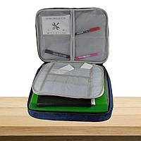 Органайзер для документів 35*26*12 см Синій