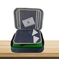 Органайзер для документів 35*26*12 см Зелений