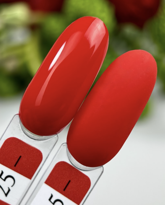 Гель-лак для манікюру Crooz Gel Polish №25 8мл червоний, фото 1