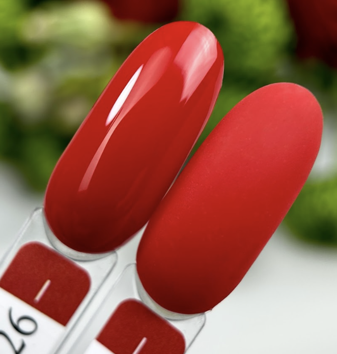 Гель-лак для манікюру Crooz Gel Polish №26 8мл червоний, фото 1