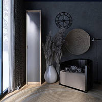 Шафа-пенал закрита Еверест Сіті-400 Дуб сонома/Графіт (DTM-071091)