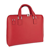 Шкіряна жіноча сумка для ноутбука Virginia Conti m01304 червона