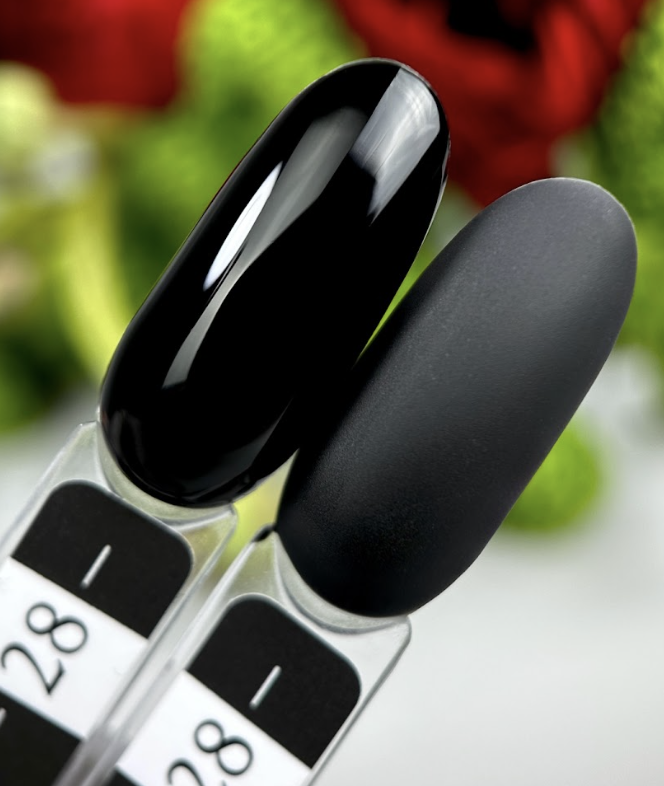 Гель-лак для манікюру Crooz Gel Polish №28 8мл чорний, фото 1