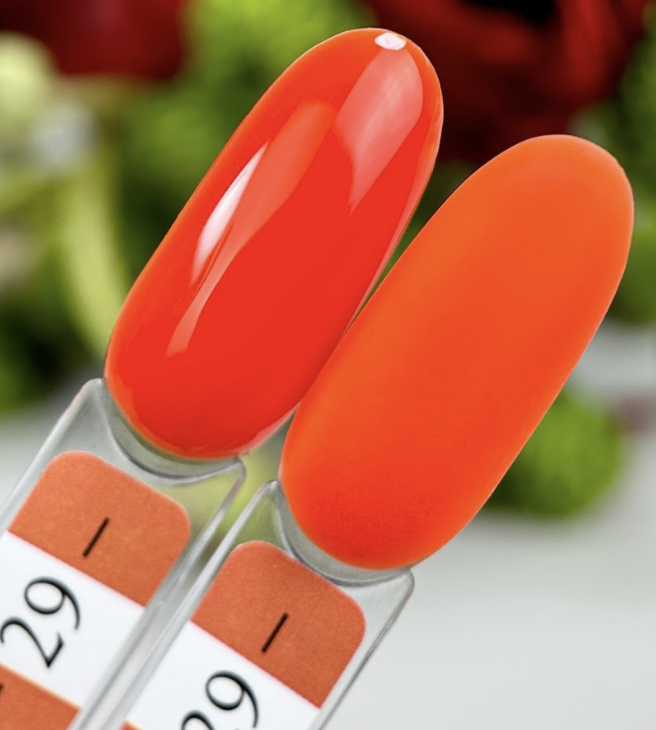 Гель-лак для манікюру Crooz Gel Polish №29 8мл помаранчево-червоний, фото 1