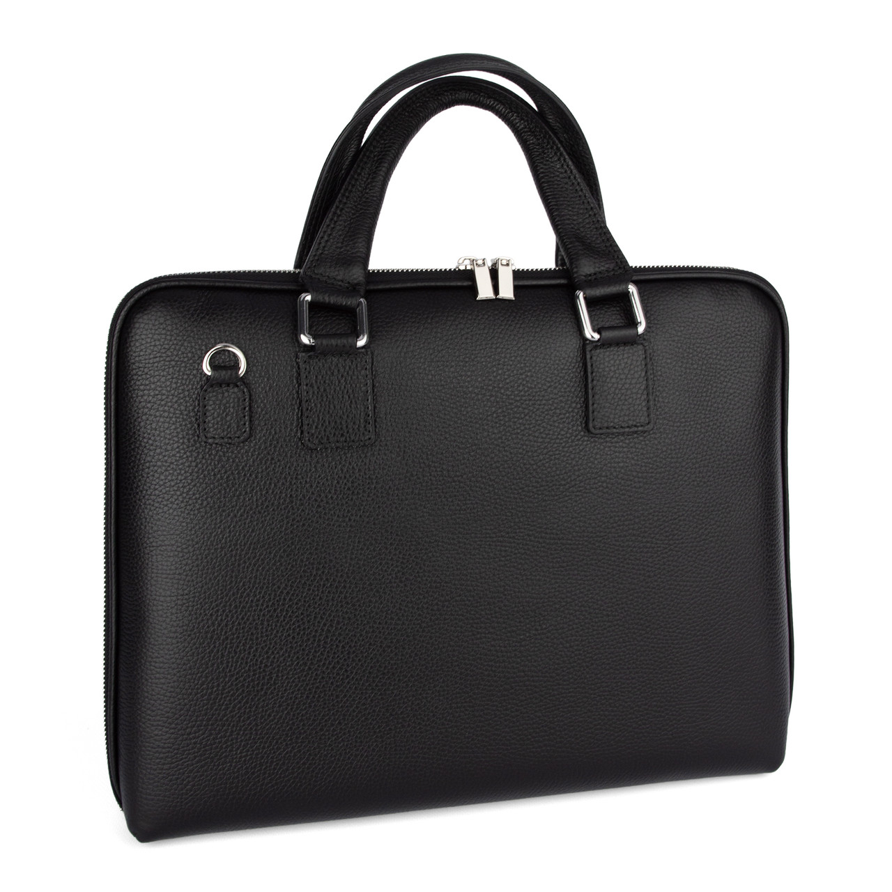 Шкіряна жіноча сумка для ноутбука Virginia Conti m01304 чорна