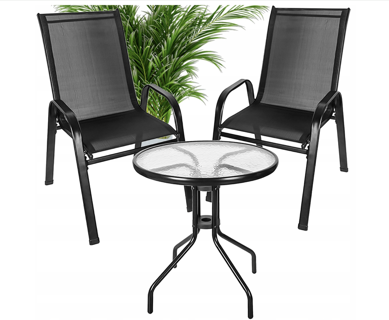 Комплект садових меблів GardenLine SAD5895 — меблі для саду, балкону та дачі 2 крісла + стіл