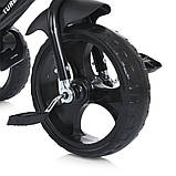 💚Велосипед дитячий триколісний Turbo Trike MT 1005-3 колеса EVA 12/10, гальма, кошик, батьк. ручка, М'ятний, фото 5