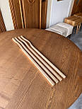 Меблева ручка довга наклдана з дерева ( Хвиля ) ЯСЕН, фото 2