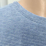 Чоловічий літній комплект футболка і шорти 5XL блакитні, фото 8