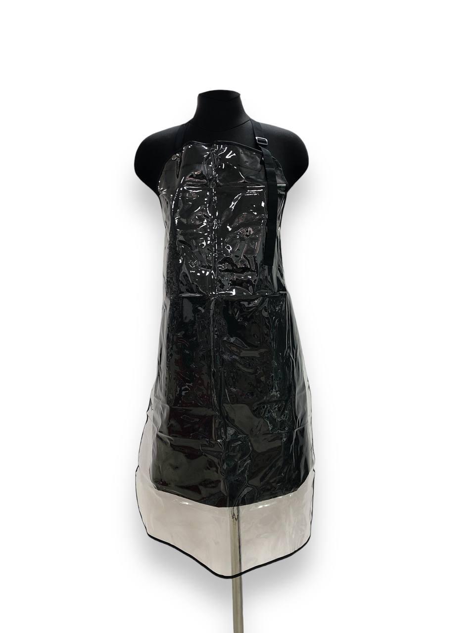 Фартух Teysha 2в1 Прозорий+Чорний, фото 1