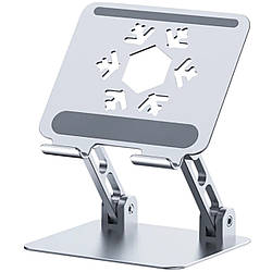 Металева складна підставка Primo SP04 для планшета - Silver