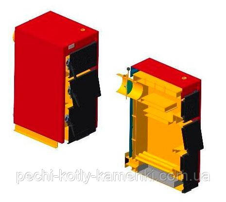 Твердопаливний котел Козак 15 кВт 4 мм з високим ККД купити в