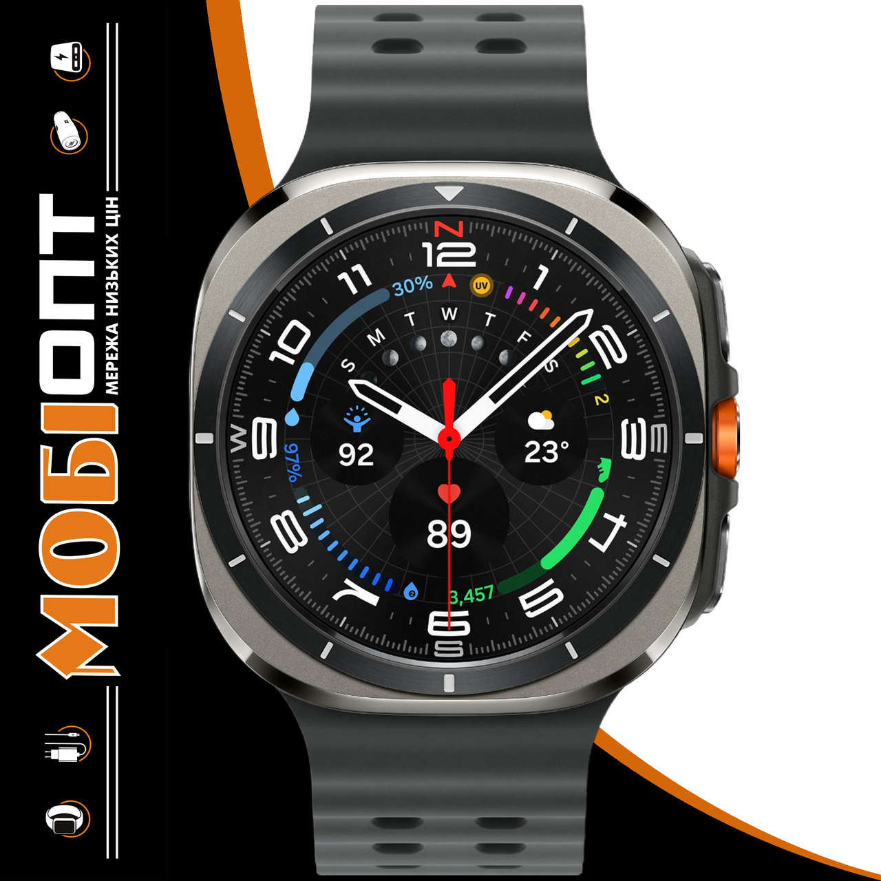 Smart Watch Samsung Galaxy Watch Ultra LTE 47mm SM-L705 Titanium Silver (SM-L705FZTA) Global version