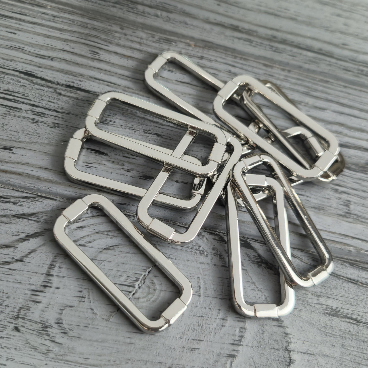 Рамка лита 40х14х3.9 мм Нікель, фото 1