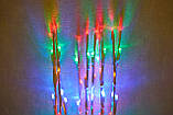 Світлодіодна новорічна гірлянда гілочки, 10 шт, 1 м, 160 л, різнокольоровий, IP44, LED (040384), фото 2