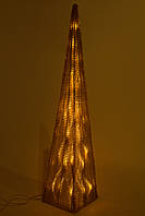 LED декорація піраміда, 60 см, 35л, жовтий, IP20 (050222)