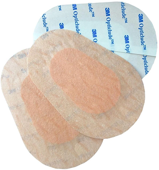 Окклюдер для очей 3М Opticlude maxii, 5.7 см х 8,0 см, бежевий, 1 шт.