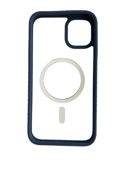 Накладка "Magnetic Ribbed" Iphone 11 Dark Blue, фото 1