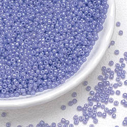 Бісер Блискучий 2 мм 50 г Лазурний