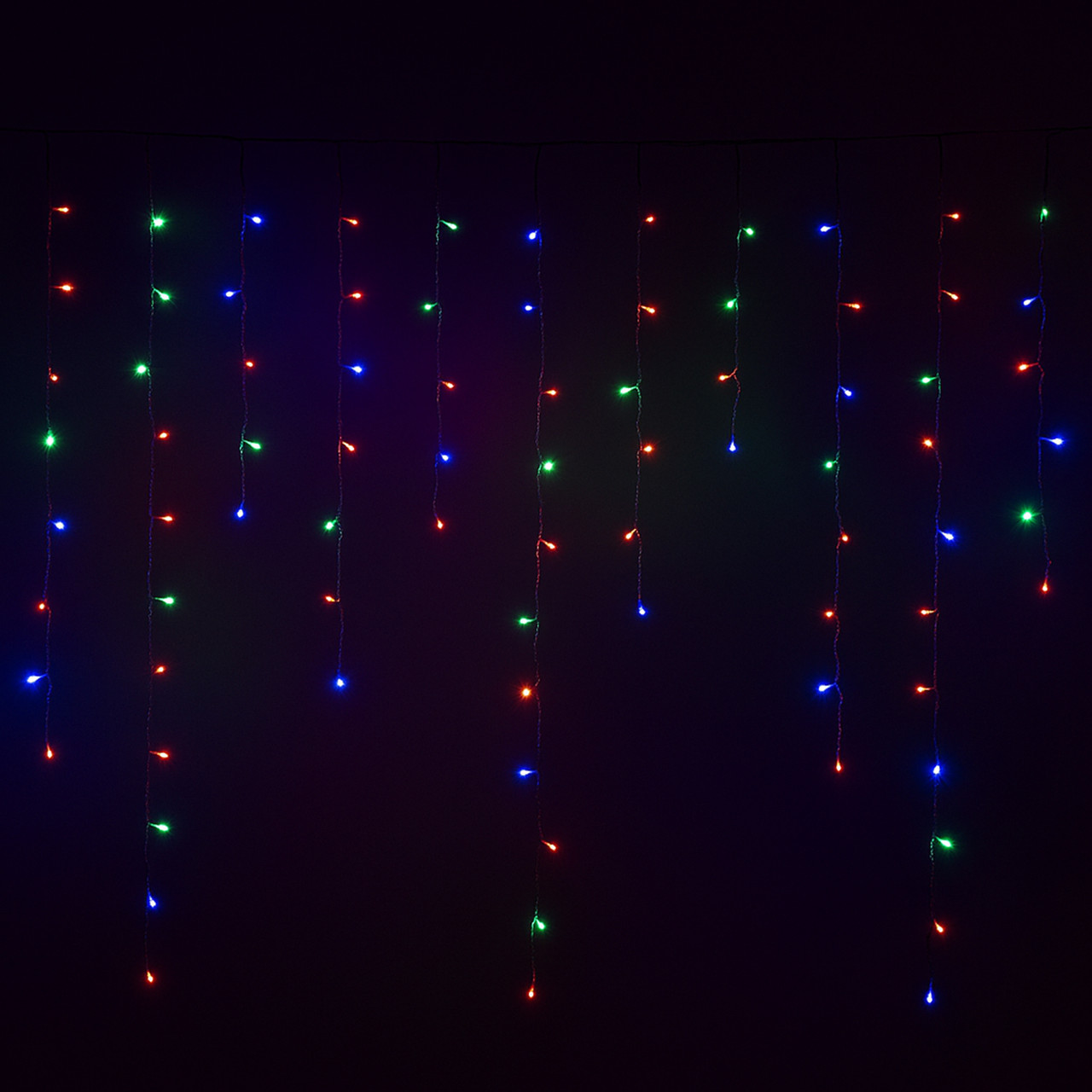 Світлодіодна новорічна гірлянда бахрома 200Л RGB, LED (950163), фото 1
