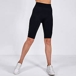 Безшовні велосипедки з мікрофібри чорного кольору "Giulia" ТМ "OK" (S-M) Розміри: 42-46 (33049-1)