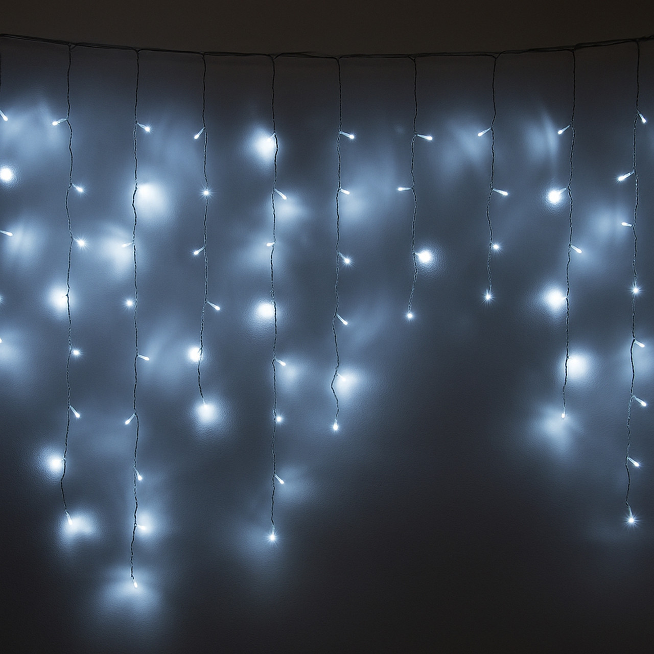 Світлодіодна новорічна гірлянда бахрома 163Л миготлива 5м Білий, LED (950132), фото 1