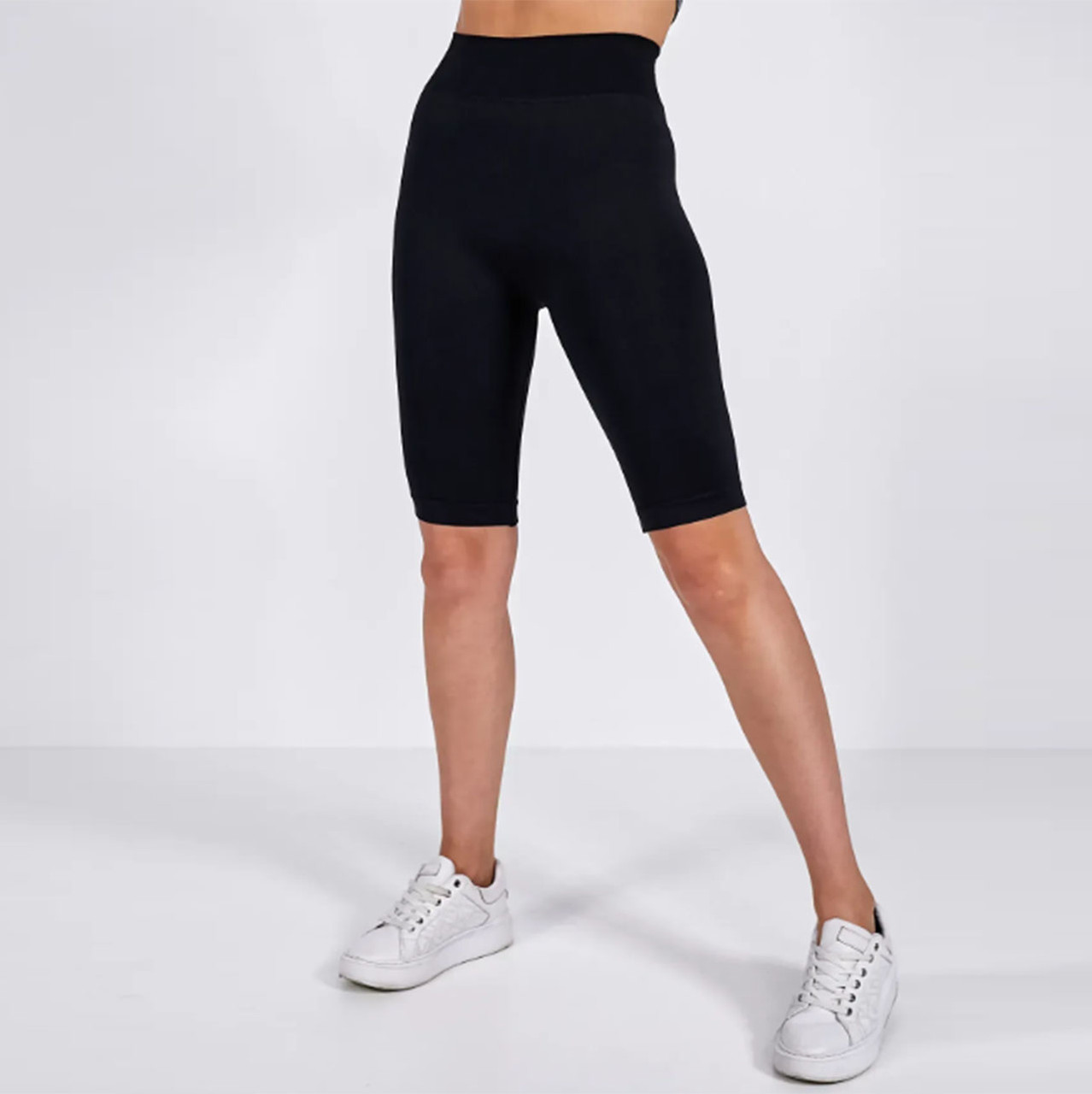 Безшовні чорні анатомічні велосипедки з мікрофібри "Giulia" ТМ "OK" (L-XL) Розміри: 48-52 (33049-2), фото 1