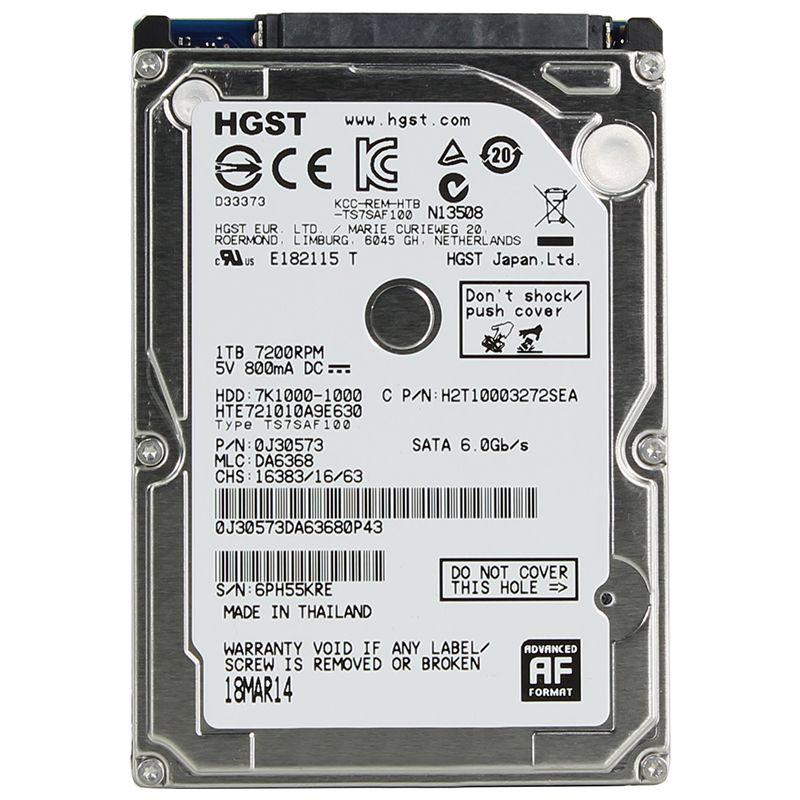 Жорсткий диск 2.5 HGST 1Tb 7K1000-1000 "Б/В"