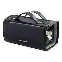 Жіноча косметичка органайзер дорожня б'юті-кейс Black