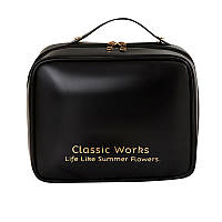 Органайзер косметичка для хранения косметики компактный бьюти бокс переносной на молнии и с ручкой