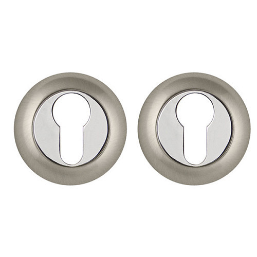 Накладки на серцевину PUNTO TL SN/CP матовий нікель/хром, Арт.64149