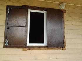 Металеві віконні бронеставні