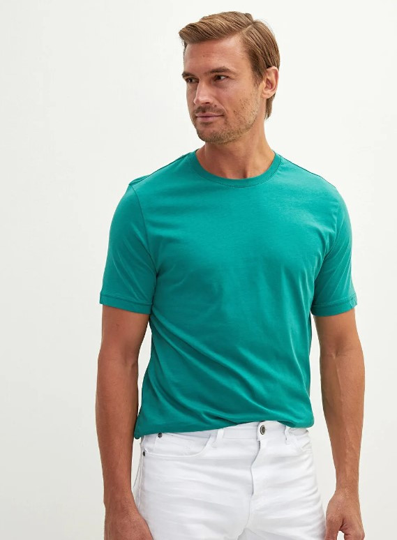 Зелена чоловіча футболка LC Waikiki/ЛС Вайкікі. фірмова Туреччина