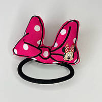 Гумка для волосся Finding Резинка бантик Мінні Маус Рожевий 8 х 9 см