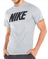 Футболка чоловіча Nike, сіра, размер 46-48 (М46)