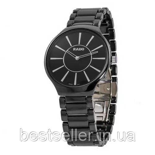 RADO TRUE THINLINE 37MM BLACK QUARTZ. ААА