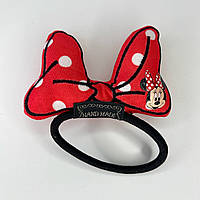 Гумка для волосся Finding Резинка бантик Мінні Маус Червоний 8 х 9 см