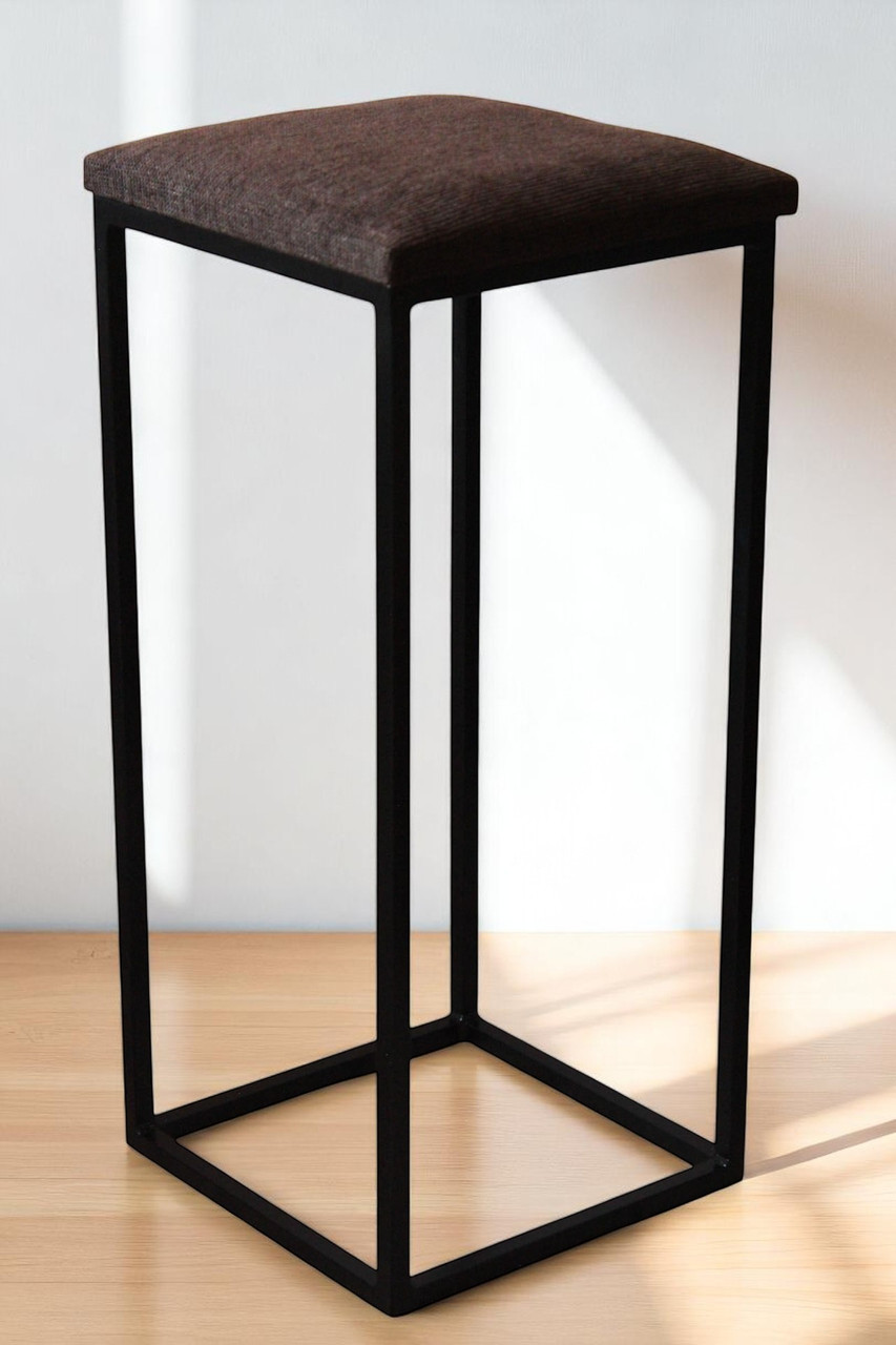 Барний табурет у стилі лофт Monolit з м'яким сидінням 65 см, фото 1