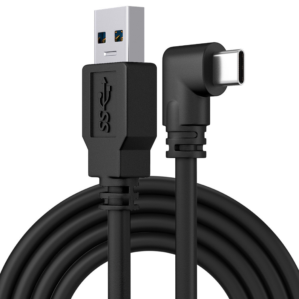 Кабель Oculus Link USB 3.2 Type-C 5 м підсилений Ф5, 5 мм для Quest 2/3/Pro, Pico 4 Чорний ( код: AC-5mGB )